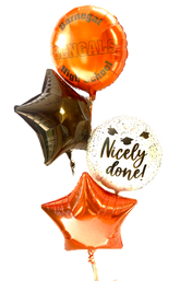 Barnegat High School Graduation Balloon Bouquet "Barnegat The mailbox" 4 balloon group just for the mailbox